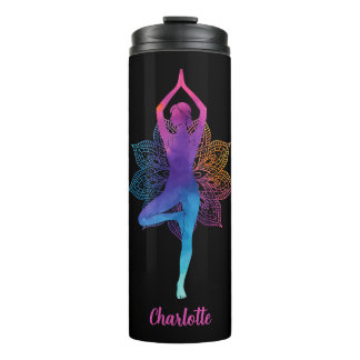 Bouteilles Isothermes Personalized Yoga Thermal Tumbler – Add Your Name