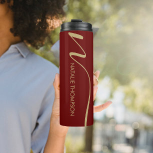 Bouteilles Isothermes Personnalisé Monogramme Personnalisé Avec Le Nom R