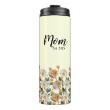 Personnalisé première fois maman cadeau Floral