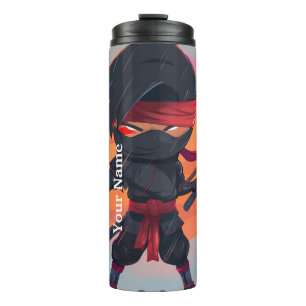 Bouteilles Isothermes Personnalisé Votre Nom Ninja Boy Thermal Tumbler