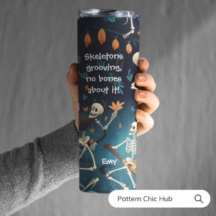 Bouteilles Isothermes Personnaliser Cadeau Halloween Skeleton Dance Drôl
