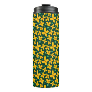 Bouteilles Isothermes Petites fleurs jaunes