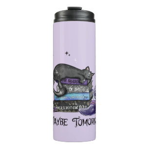 Bouteilles Isothermes Peut-être demain - Chat noir, Livres et Vibes de c
