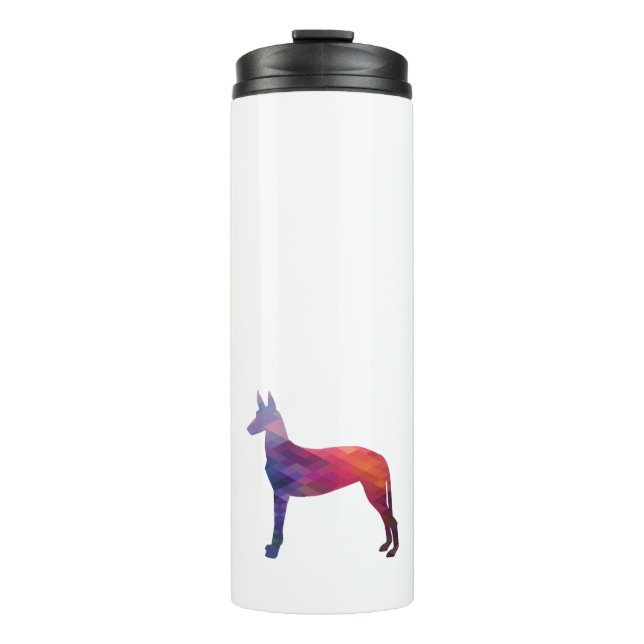 Bouteilles Isothermes Pharaon Hound Geometric Pattern Silhouette Purple (Devant)