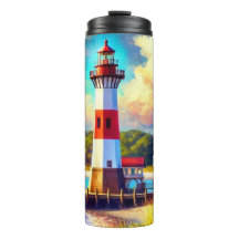 Phare côtier nautique Tumbler thermique
