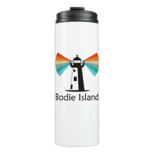 Bouteilles Isothermes Phare de Bodie Island Caroline du Nord Arc-en-ciel