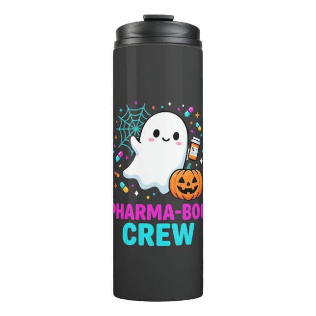 Bouteilles Isothermes Pharmacien Halloween Pharma-Boo Crew Conception de (Devant)