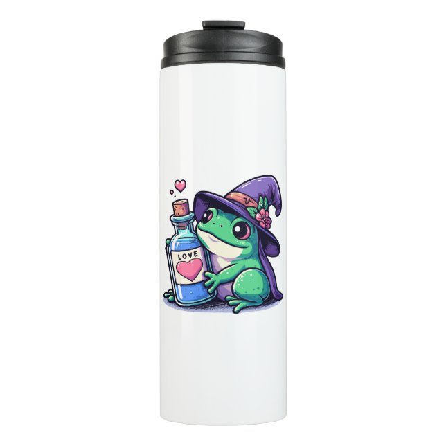 Bouteilles Isothermes philtre d'amour kawaii sorcière (Devant)