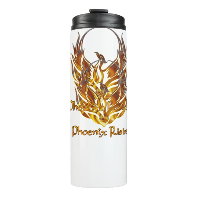 Bouteilles Isothermes Phoenix se lève au-dessus des cendres (Devant)