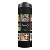 Photo Collage Family Script noir et blanc