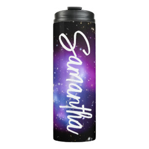 Bouteilles Isothermes Photo couleur violet noir et bleu céleste personna