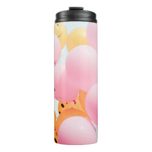 Bouteilles Isothermes Photo en bas-angle de ballons roses et orange