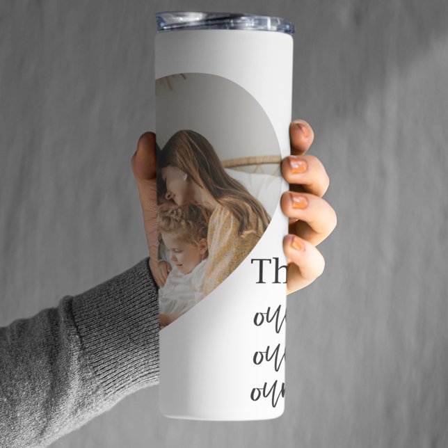 Bouteilles Isothermes Photo Famille Couple Moderne & Citation Famille Ca (Créateur téléchargé)