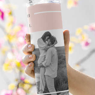 Bouteilles Isothermes Photo moderne Pastel Pink Famille Beau Cadeau