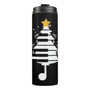 Bouteilles Isothermes Piano Noël Arbre Pianiste Musique Musicien Cadeau