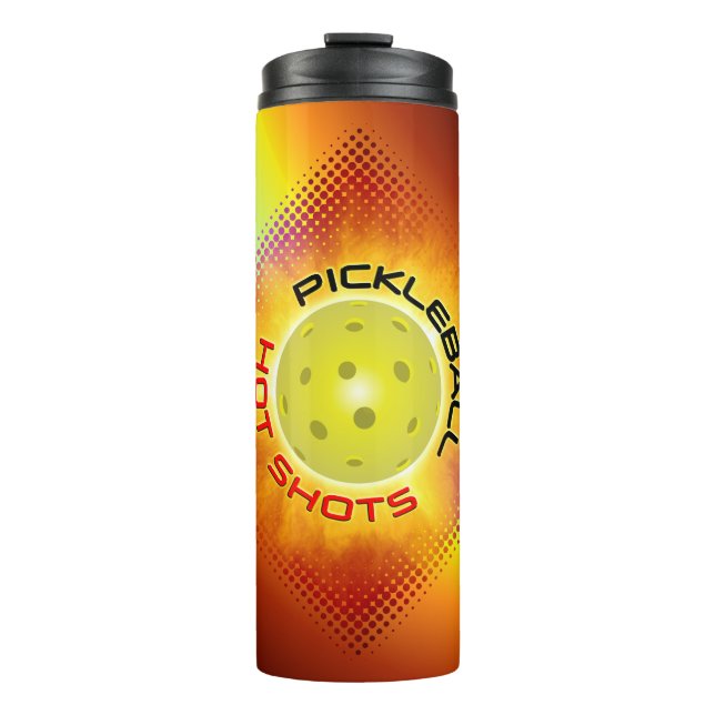 Bouteilles Isothermes Pickleball Hot Shots 1 Options Thermal Tumbler (Devant)