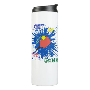 Bouteilles Isothermes Pickleball sport joueur cadeau Thermal Tumbler