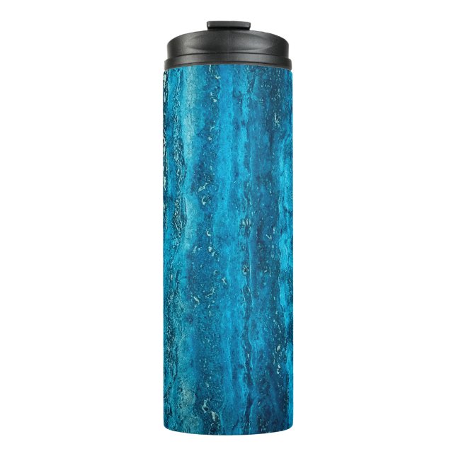 Bouteilles Isothermes Pierre de marbre bleu (Devant)