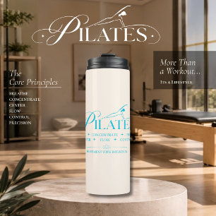 Bouteilles Isothermes Pilates de luxe   Les principes fondamentaux Blue