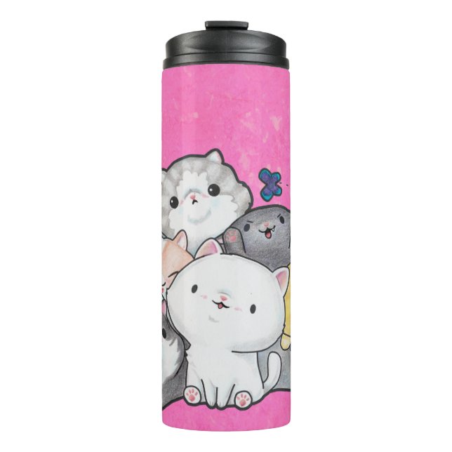 Bouteilles Isothermes Pile de chatons (Devant)