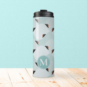 Bouteilles Isothermes Pingouins joueurs glissement sur Motif de neige