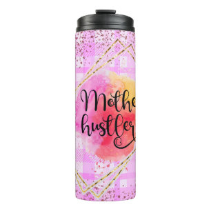 Bouteilles Isothermes Pink and Gold Mother Hustler Mom