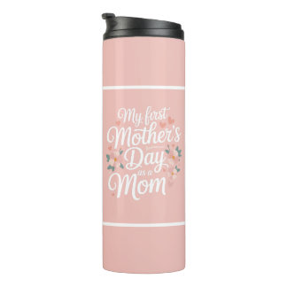 Bouteilles Isothermes Pink Floral First Mother's Day 