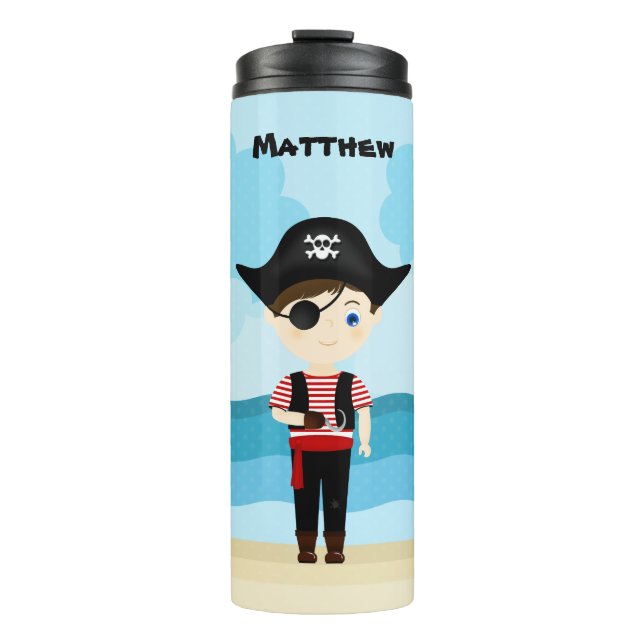 Bouteilles Isothermes Pirate Boy (Devant)