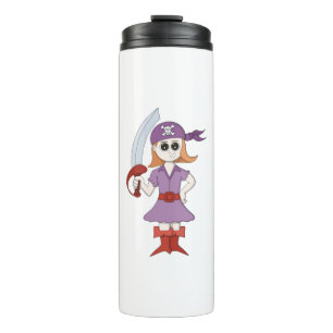 Bouteilles Isothermes Pirate Girl