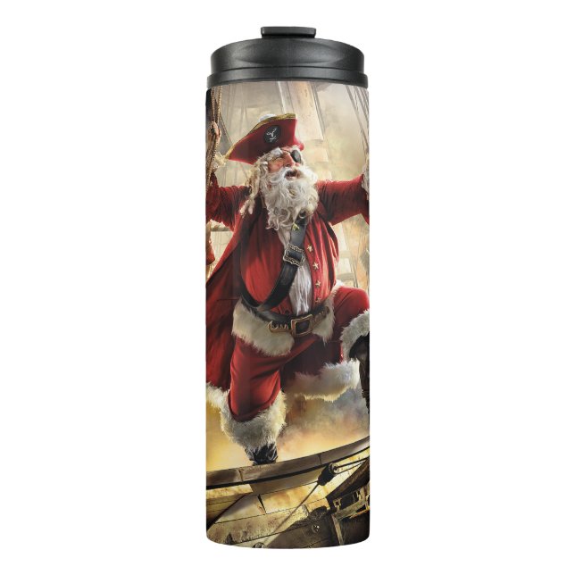 Bouteilles Isothermes Pirate Père Noël (Devant)