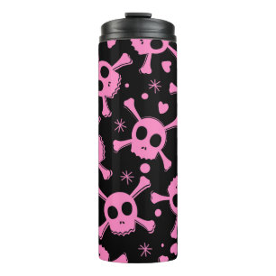 Bouteilles Isothermes Pirate Skull : Girlish Hearts Motif