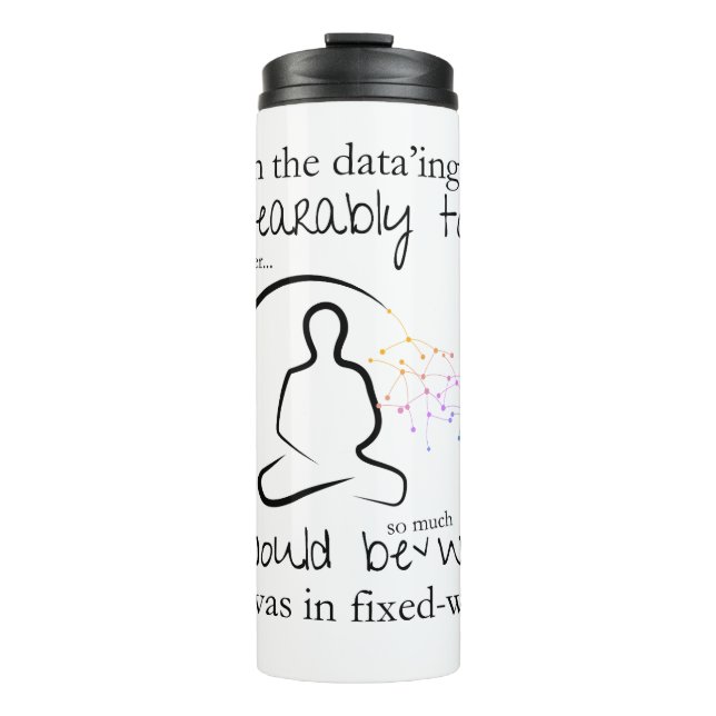 Bouteilles Isothermes Pire S'Il S'Agit De Données Drôle À Largeur Fixe (Devant)