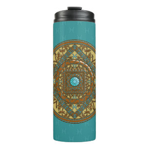 Bouteilles Isothermes Pisces Mandala Thermal Tumbler