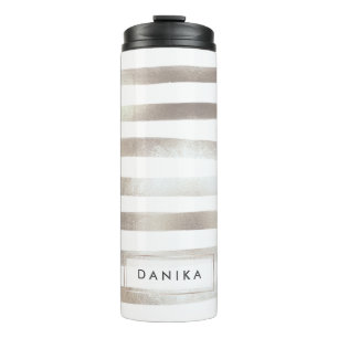 Bouteilles Isothermes PixDezines Faux Tailles Métalliques/Argent