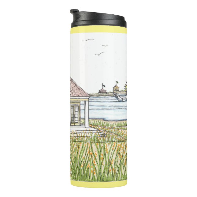 Bouteilles Isothermes Plage Chalet Thermal Tumbler (Tourné sur la droite)
