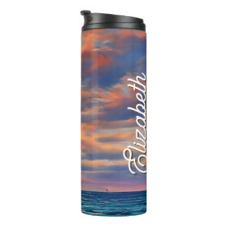 Bouteilles Isothermes Plage Tropicale Clear Ocean Sunset