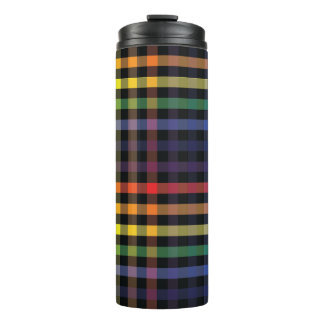 Bouteilles Isothermes Plaid arc-en-ciel