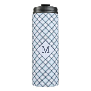 Bouteilles Isothermes Plaid Monogramme personnalisé / Motif Tartan