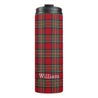 Plaid Stewart Rouge Vert Anniversaire Papa Rustiqu