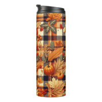 Plaids d'automne citrouille Maple Feuille