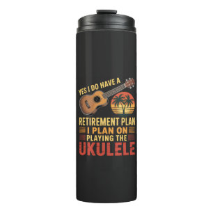 Bouteilles Isothermes Plan de retraite Ukulele Drôle