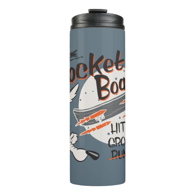 Bouteilles Isothermes Planchette Fusée ACME de B. COYOTE™ (Devant)