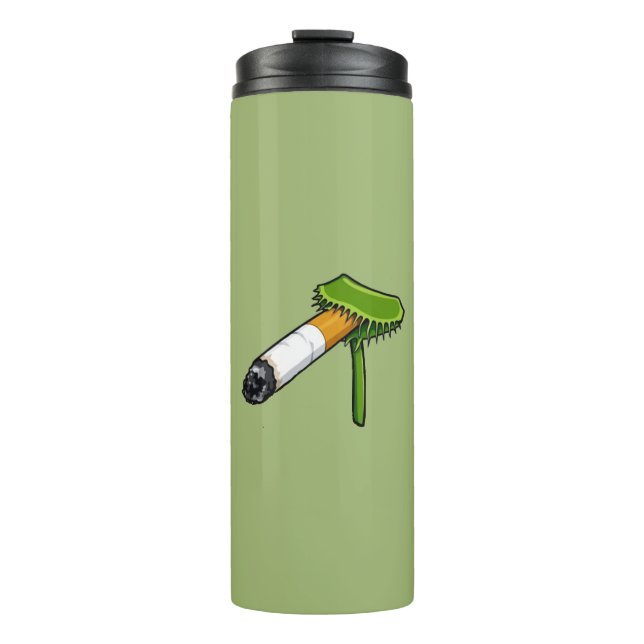 Bouteilles Isothermes Plante piège de Vénus avec cigarette (Devant)