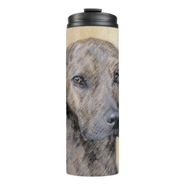 Bouteilles Isothermes Plott Peinture - Cute Original Chien Art (Devant)