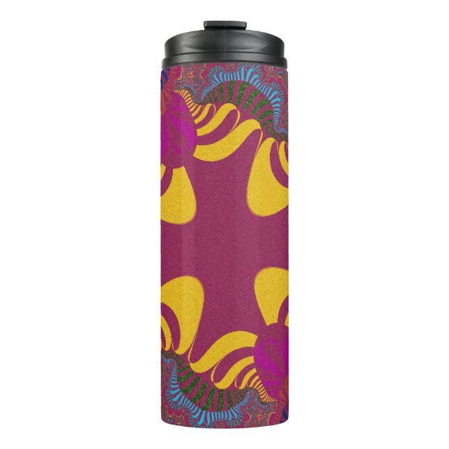 Bouteilles Isothermes Plum et Croix jaune (Devant)
