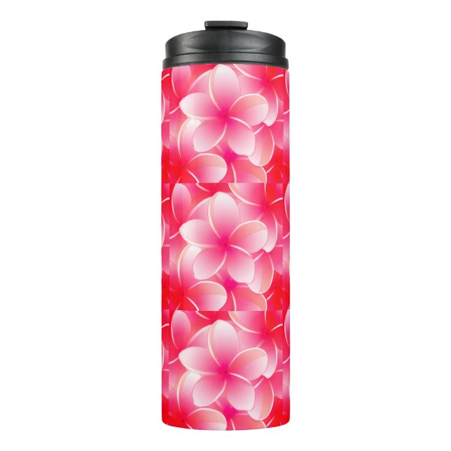 Bouteilles Isothermes Plumeria rose (Devant)