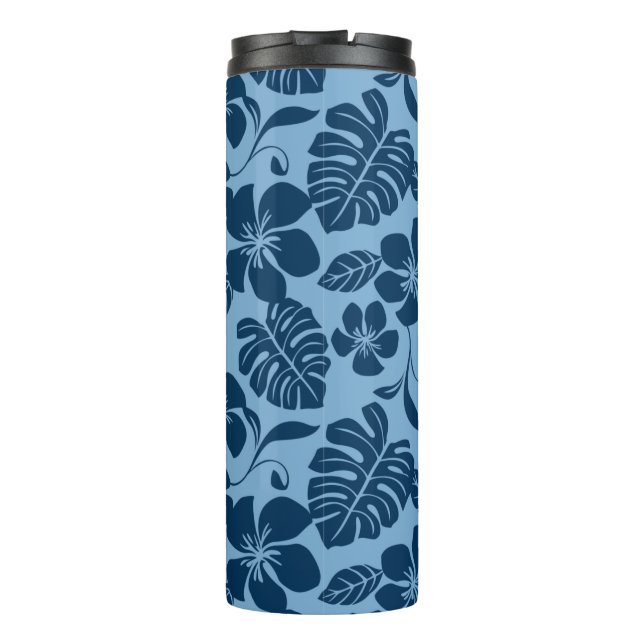 Bouteilles Isothermes PLUMÉRIE DE L'ÎLE (BLEU x 2) (Dos)