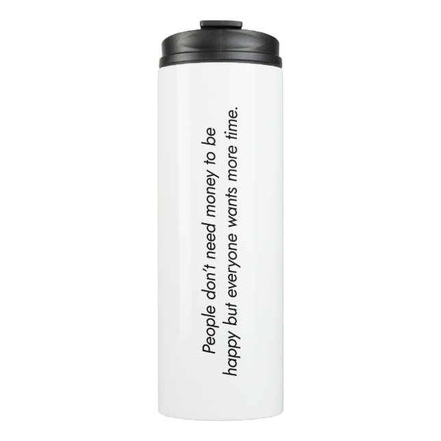 Bouteilles Isothermes Plus de temps Tumbler thermique (Devant)