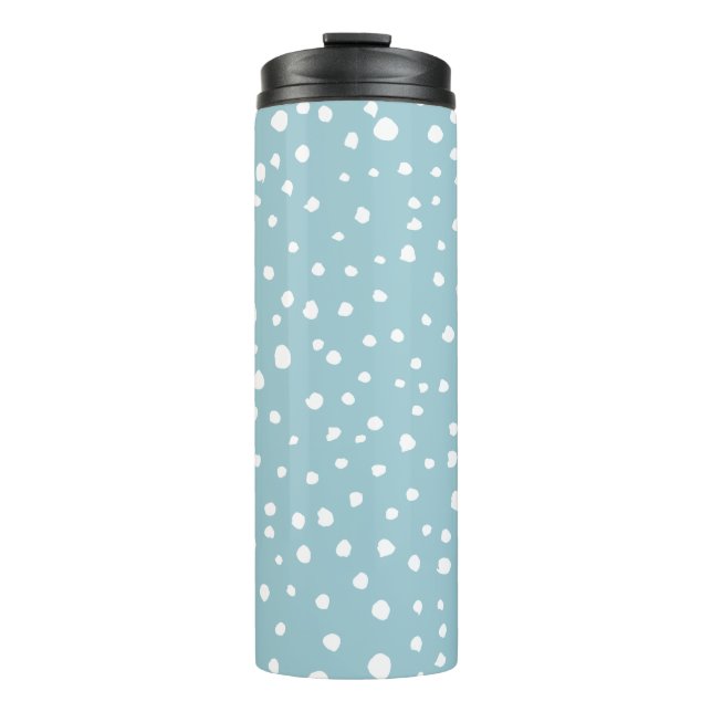 Bouteilles Isothermes Points Dalmatiens Bleus, Points Dalmatiens, Impres (Devant)