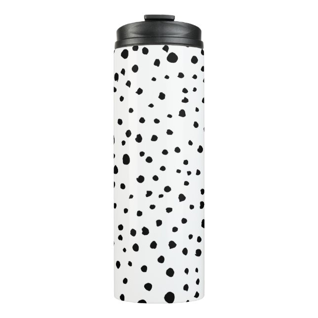 Bouteilles Isothermes Points dalmatiens, Points dalmatiens, Noir et Blan (Devant)